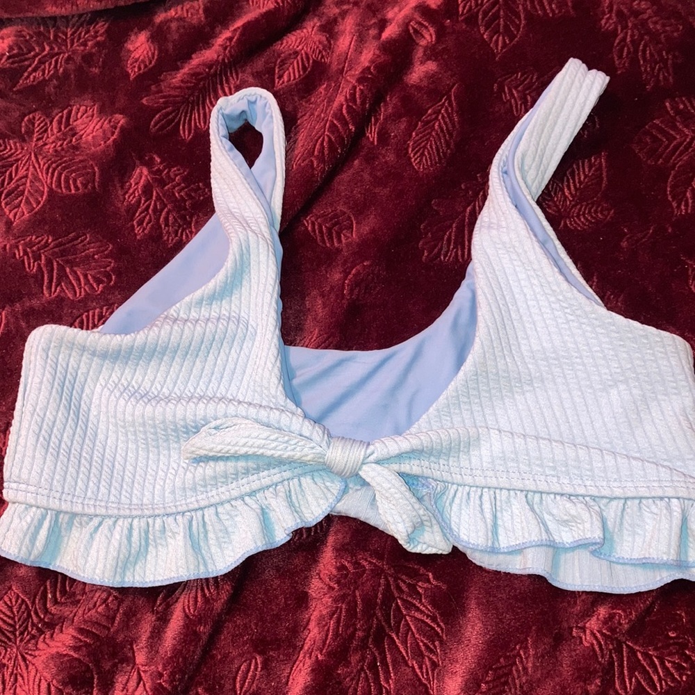 Baby Blue Bikini Top/Shirt